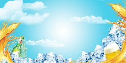 激情狂欢嗨啤夏日背景模板