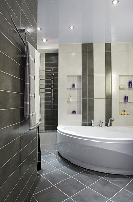 简约明亮浴室背景