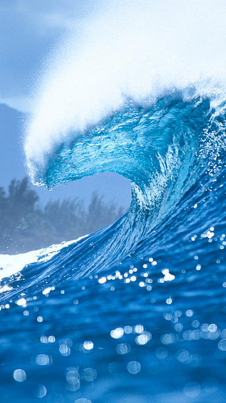 浪花浪海h5背景素材