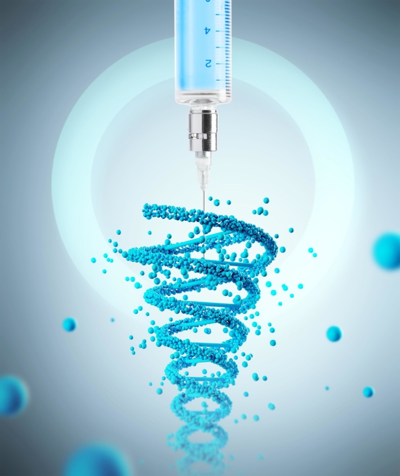 简洁时尚医学科研背景模板
