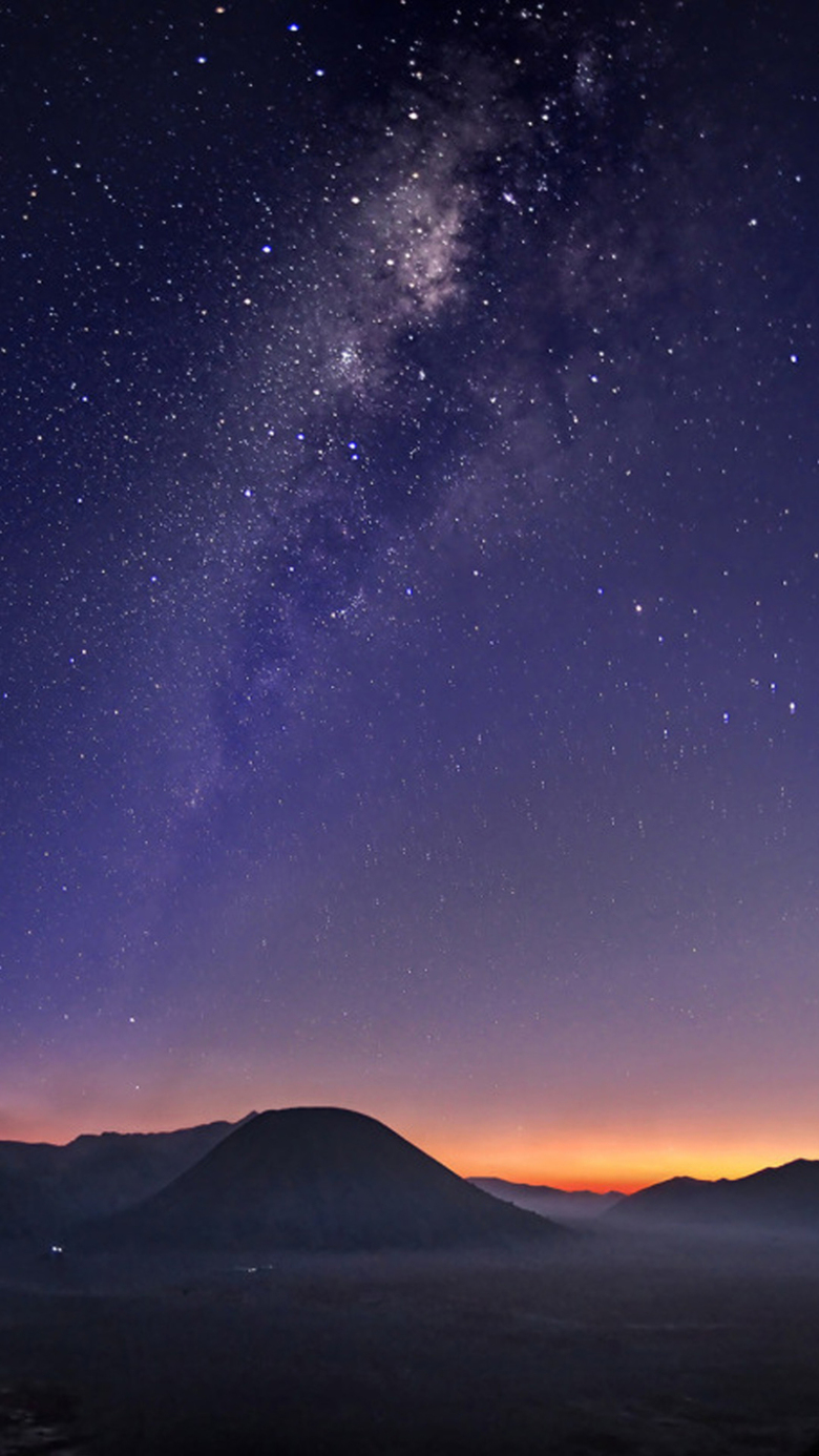 蓝色星空h5背景素材