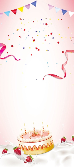 生日宴生日快乐背景模板