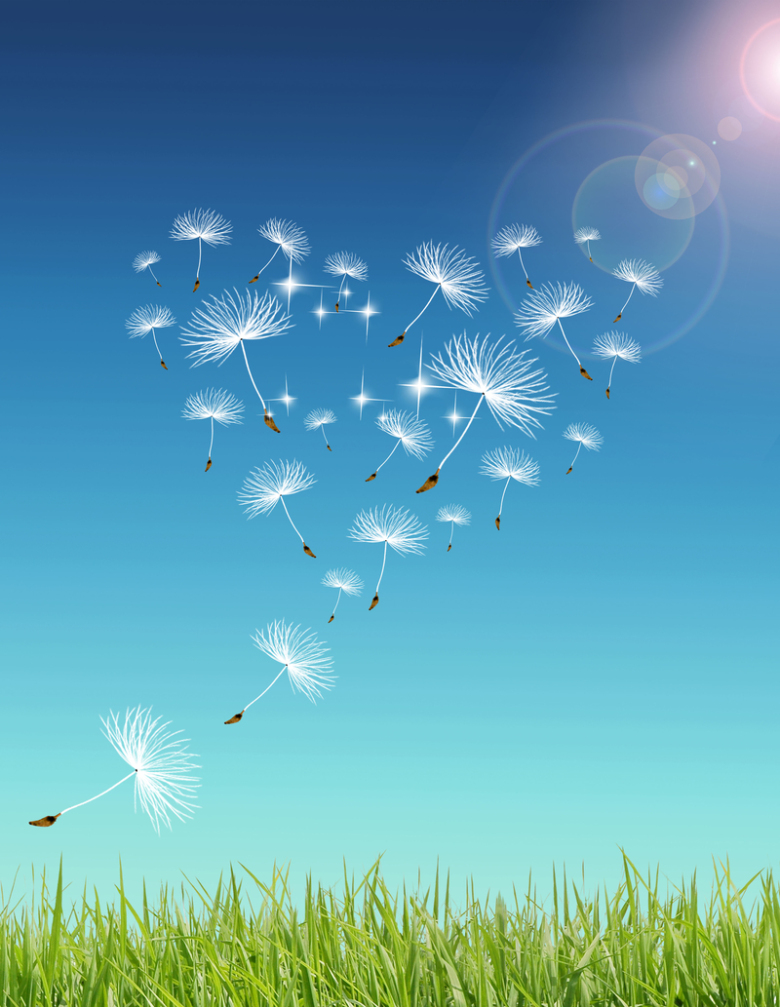 爱的传播背景素材