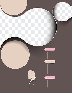 几何格子头像美发封面设计背景