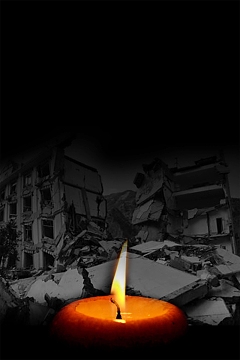 周年海报(2200x3300)psdpng汶川地震十周年背景(2200x3300)png生日快