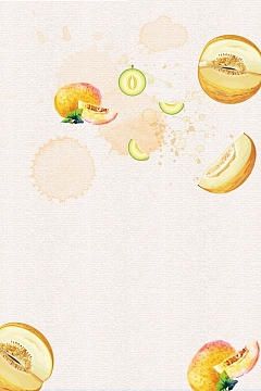 夏天水果哈密瓜