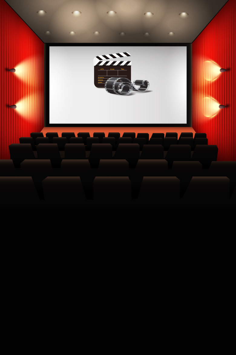 电影院宣传海报背景