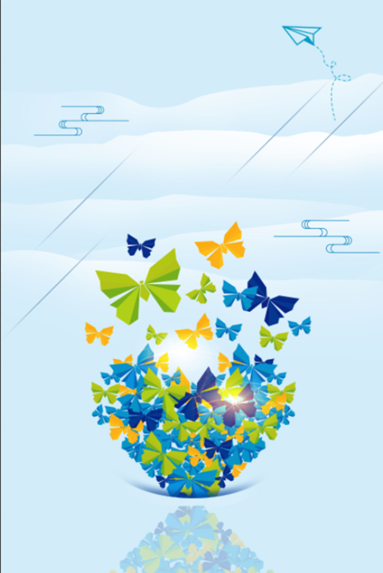 艺考创意海报背景素材