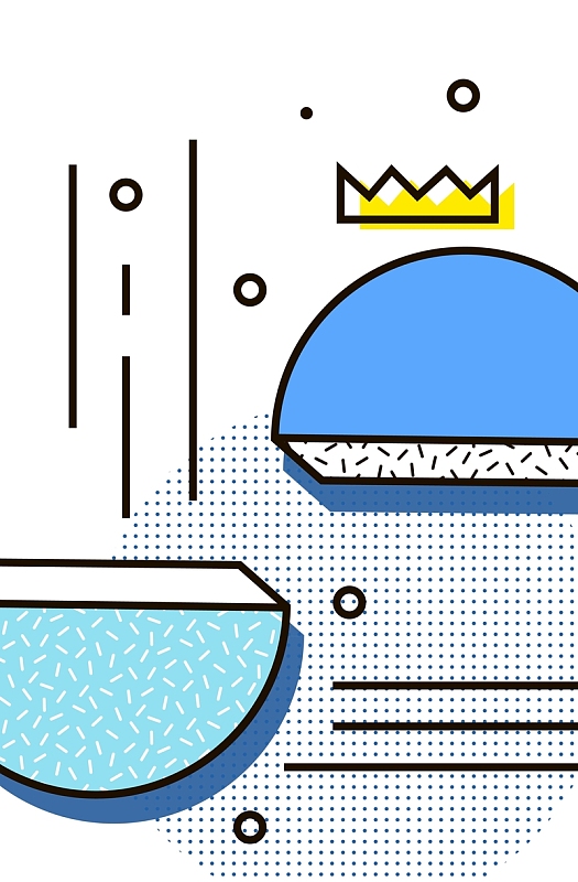 简约几何图形圆点底纹海报背景模板