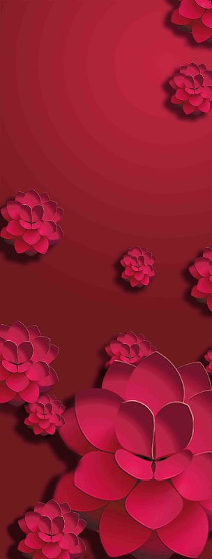 2017花开富贵海报背景模板