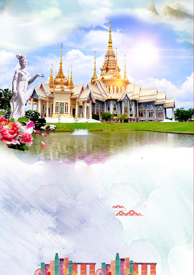 旅游圣地海报设计