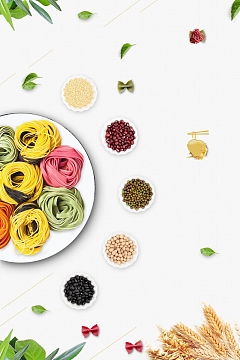 中国风中华味道面条psd素材