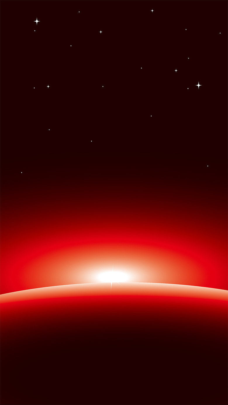 神秘红色星空H5背景素材