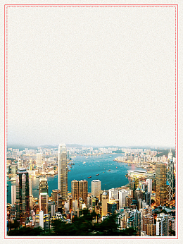 创意香港旅游海报