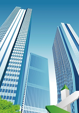 城市建筑背景模版