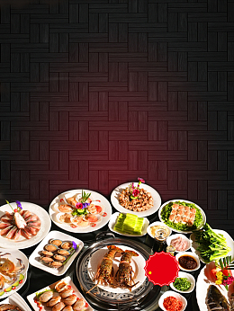 海鲜大餐背景素材