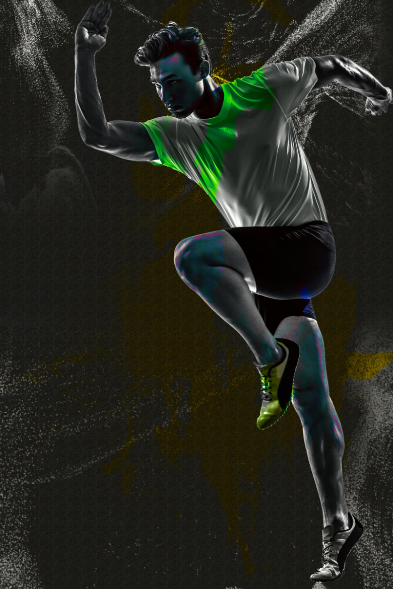 体育运动企业展板海报背景素材