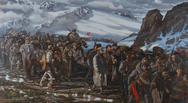 过雪山红军长征