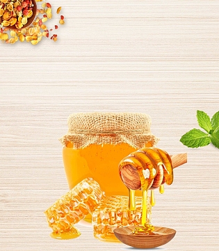 极简简约蜂蜜蜜糖背景