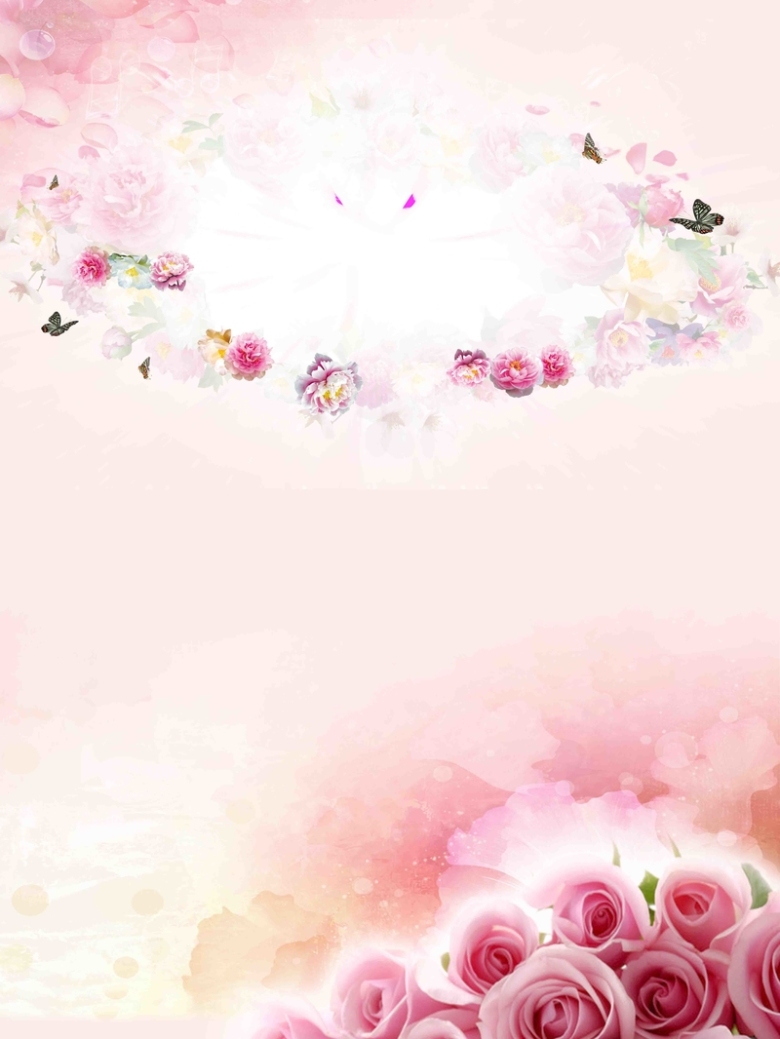 38妇女节促销活动海报背景模板