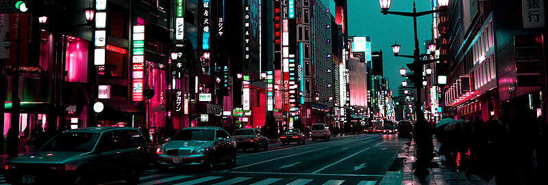 赛博朋克霓虹背景