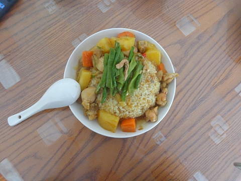 美食咖喱鸡肉饭2
