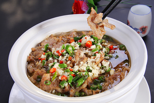 大碗牛肉美食拍摄