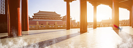 中国风，建筑 背景