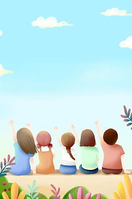 毕业季青春不散场背景模板