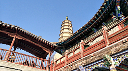 兰州白塔山风景