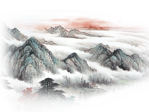 免扣PNG格式中国风水墨背景