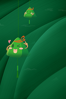 粽享端午卡通手绘背景素材图片-粽享端午背景图片下载-觅元素