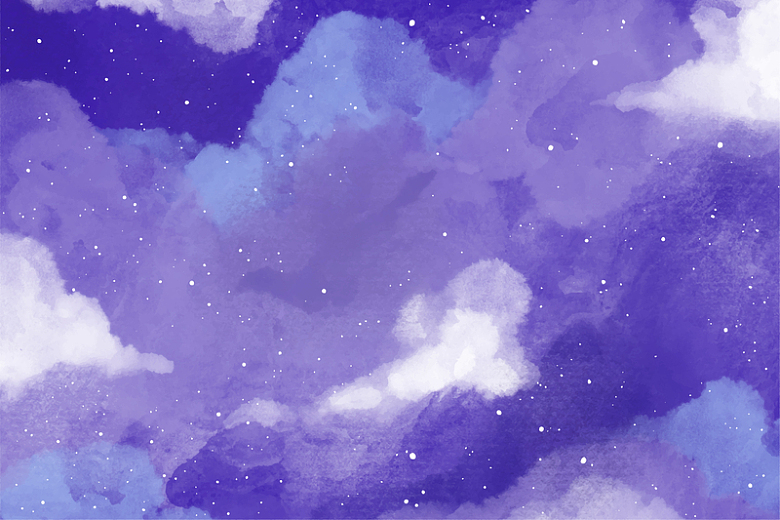 蓝紫色星空背景图