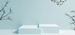 冬季补水季清新蓝色banner