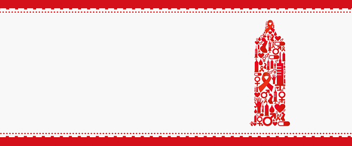 国际艾滋病日简约关爱艾滋病人banner