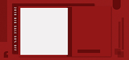 女装红色平面预售促销banner
