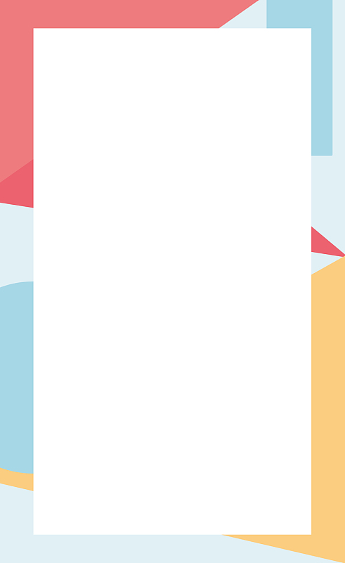 红黄蓝色块海报背景