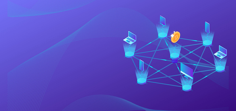 2.5d互联网金融区块链科技banner