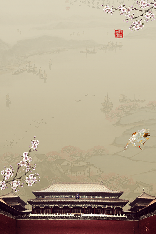 古楼背景素材_古楼背景图片下载_觅元素