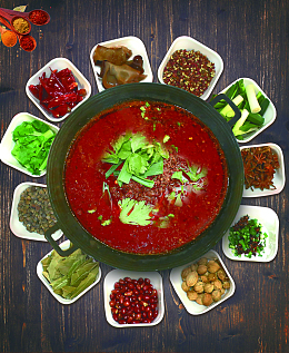 豆豉火锅海报