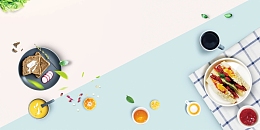 创意简约休闲时光海报背景