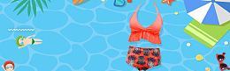 2018泳池夏日风淘宝泳衣banner