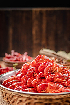 小龙虾仔背景素材_小龙虾仔背景图片下载_觅元素