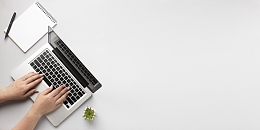 商务电脑办公桌背景高级感