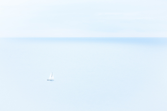 户外风景山水画景色抽象