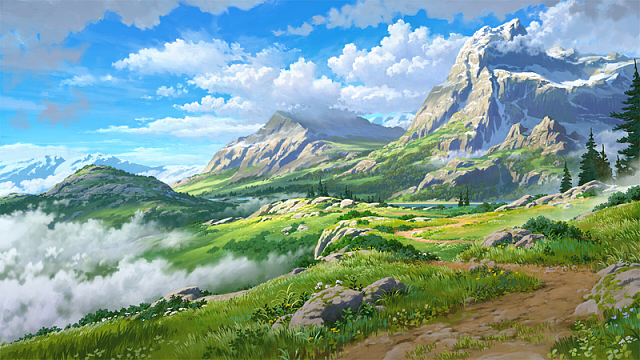 治愈甜美风景