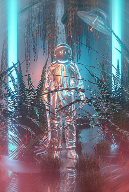 建模科幻宇航员
