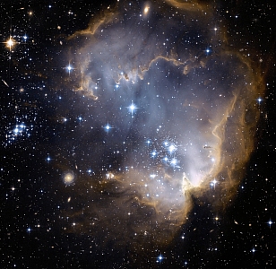 高级感背景 星空 宇宙 星云