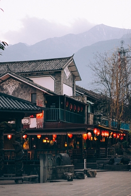 风景建筑古代建筑背景