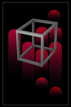 黑红几何渐变招贤纳士设计师招聘海报